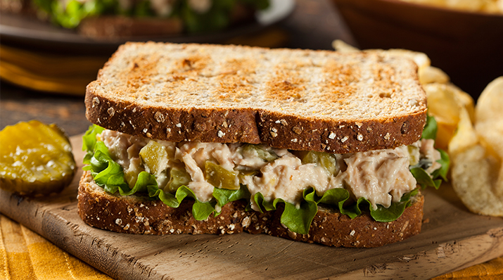 Crunchy Tuna Sandwich Recipe Photo